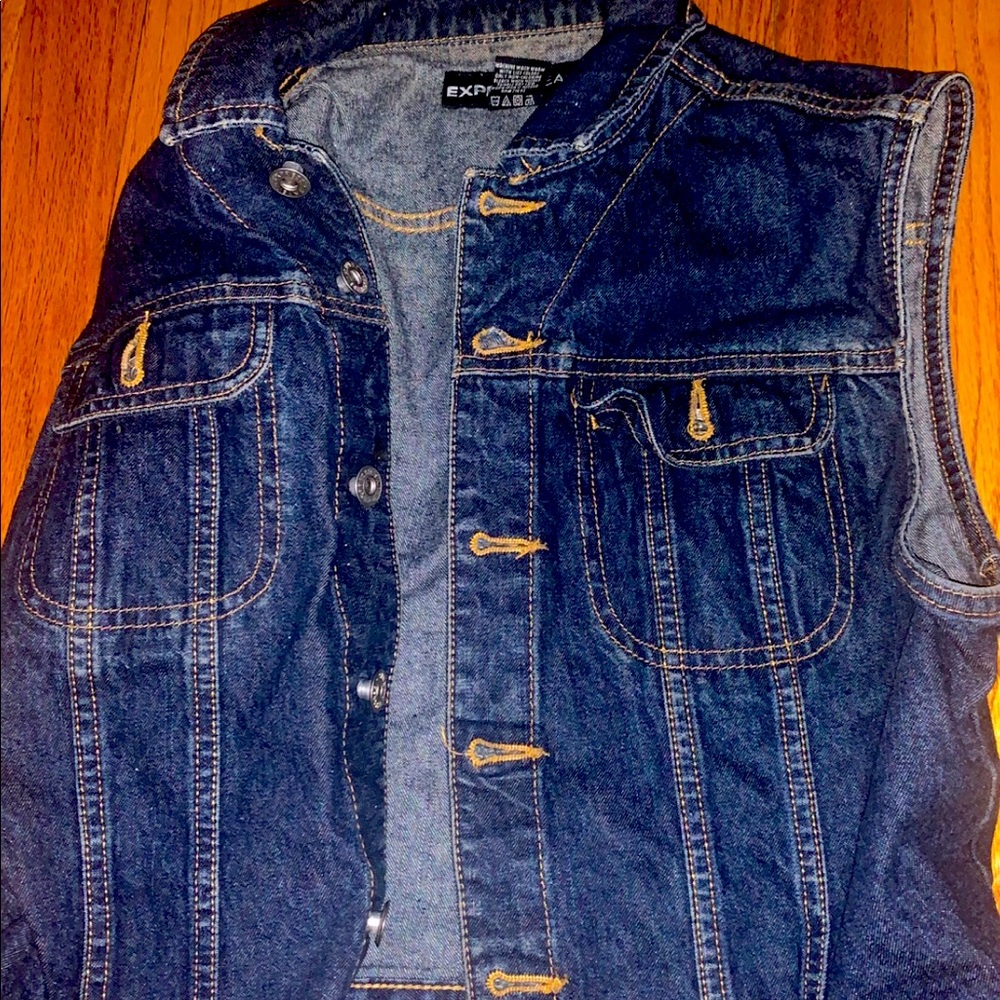 Womens CutOff Jean Jacket